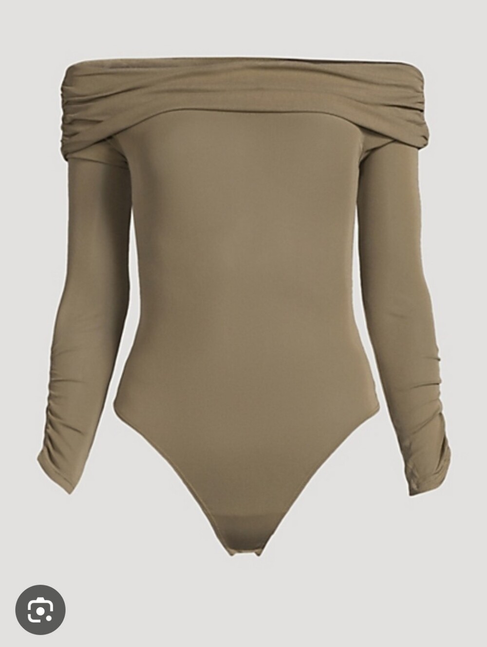 INTIMATELY FREE PEOPLE I NWT XS Forget Me Not Sheer Bodysuit I khaki